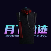 月下隐迹「守护」蝴蝶结项圈铃铛高级皮革puppy牵引绳小众设计K9