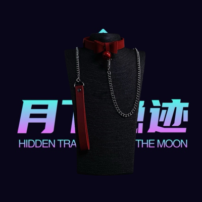 月下隐迹「守护」蝴蝶结项圈铃铛