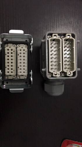 小型32芯重载连接器H32B-HA-032-1-2矩形航空插头插座16A工业插头