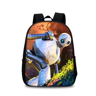 The Wild Robot荒野机器人35厘米单层动漫双肩背包跨镜款学生书包