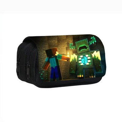 我的世界MC游戏周边印花笔袋