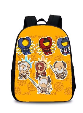 新品ULTRAKILL V1, V2 印花双肩背包超级连杀游戏幼儿园儿童书包