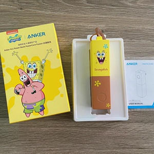 Anker安克二合一充电宝20W能量棒海绵宝宝PD快充适用iPhone14Pro