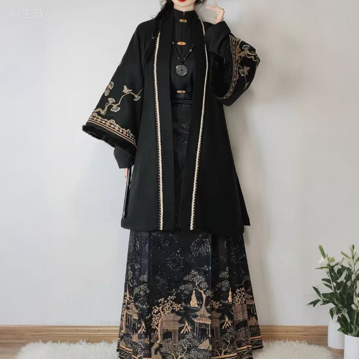 冬季大码汉服套装140-230斤