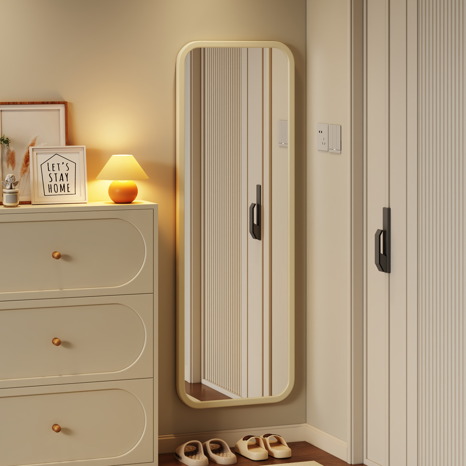 全身镜破损补寄高清成像防爆镜片