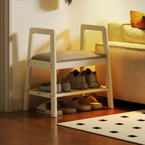 美冉家居老人换鞋凳实木
