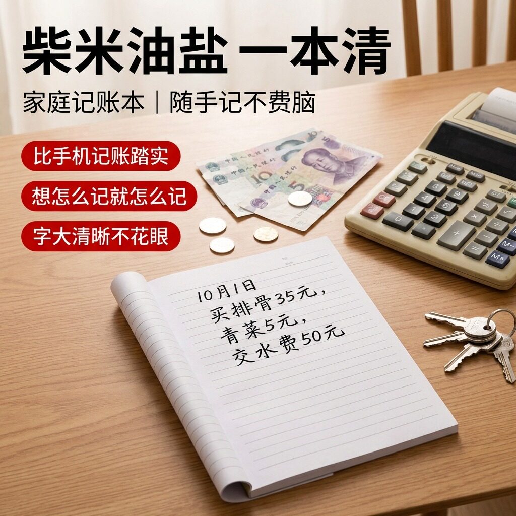 家庭记账本【加厚纸不透墨】