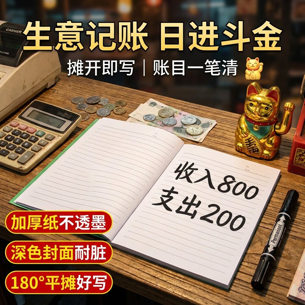 生意记账本【加厚纸不透墨】