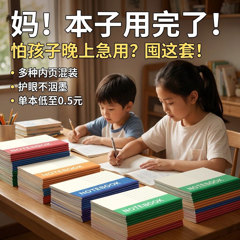 20本装】软面抄错题笔记本