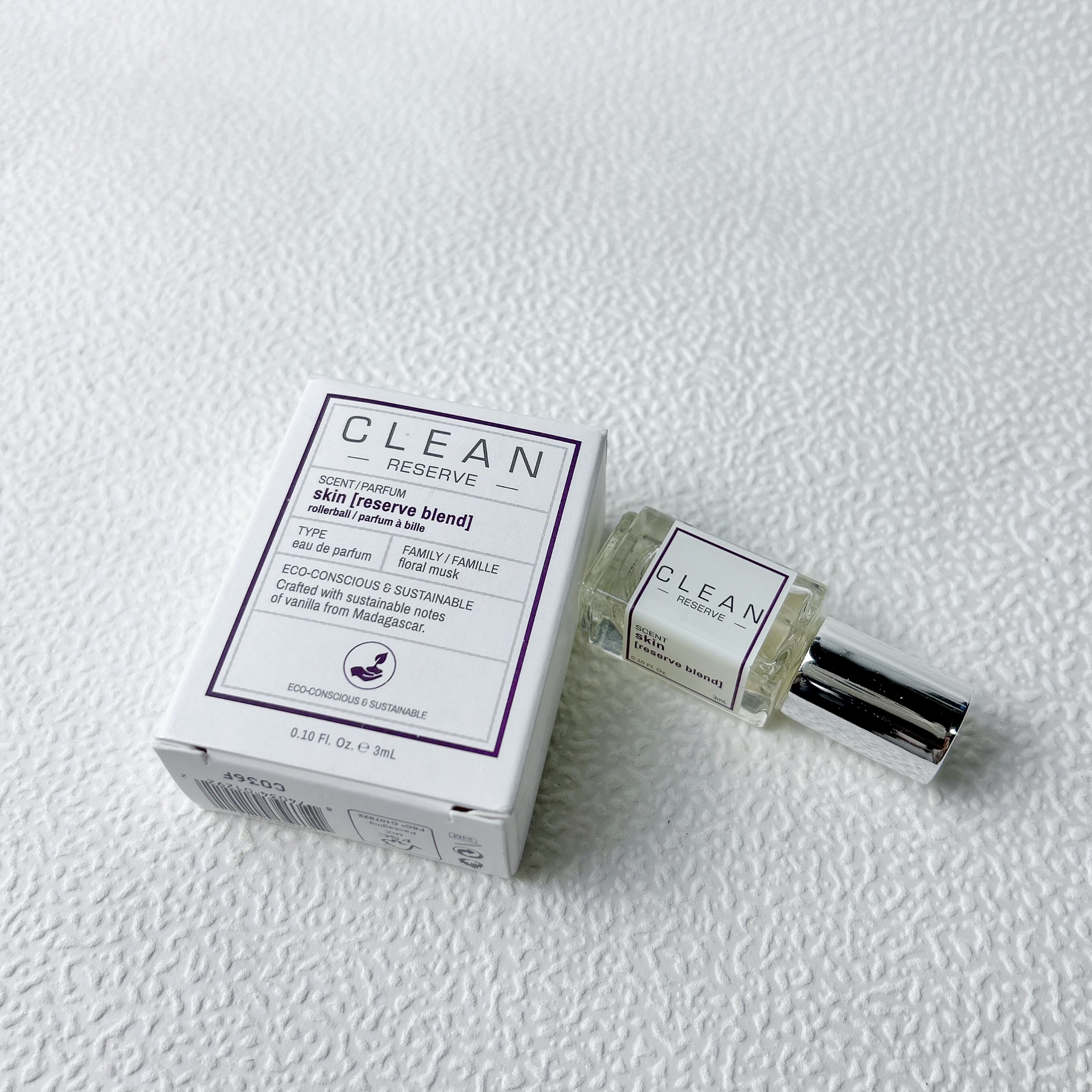 Clean克霖 RESERVE系列-Skin肌肤之亲木质花香调麝香滚珠小样3ml