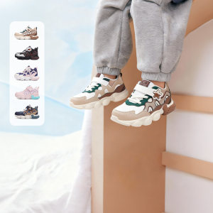 Dr.Kong江博士童鞋2025冬季新款儿童加绒保暖休闲男女宝宝学步鞋