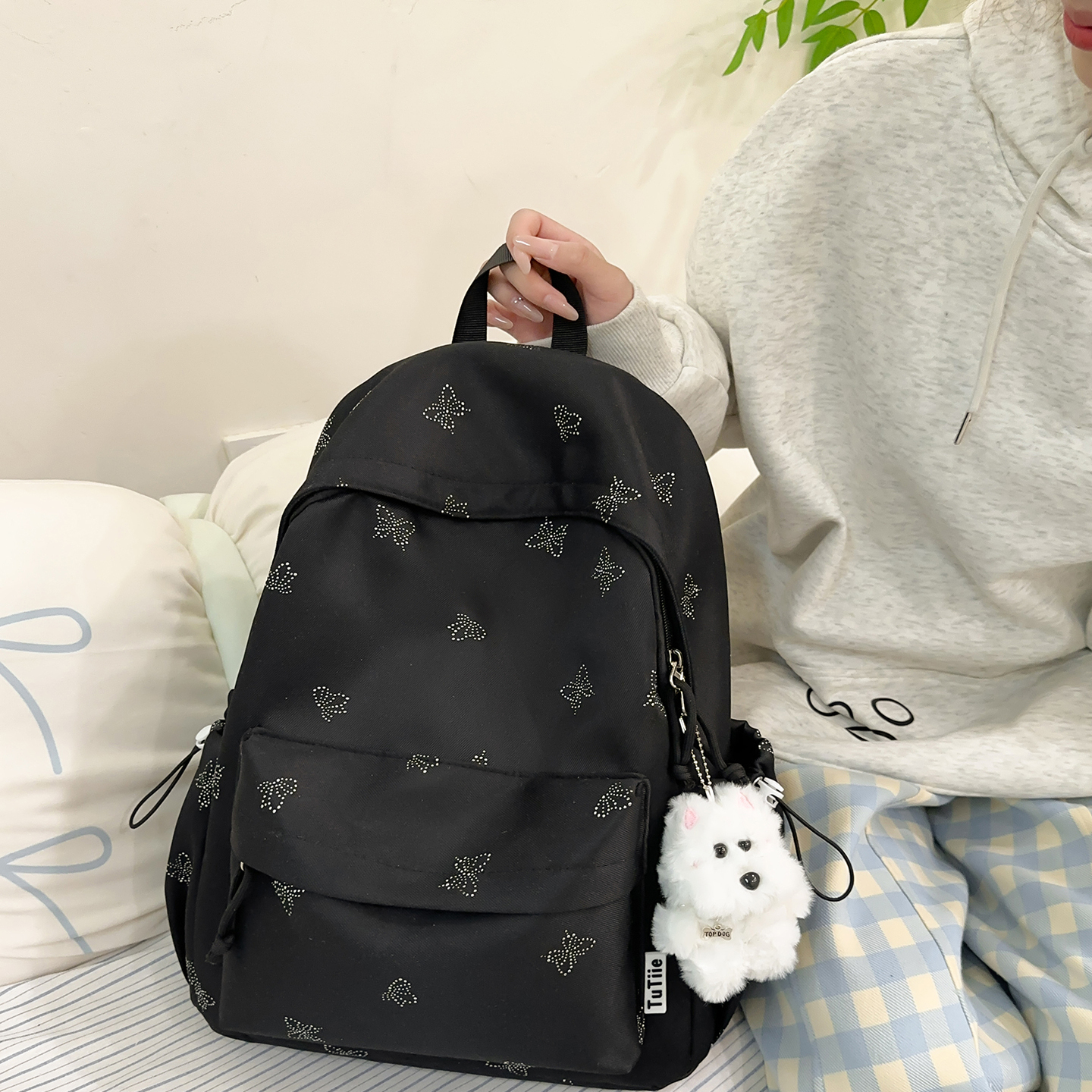 禾果青春少女风高颜值双肩包