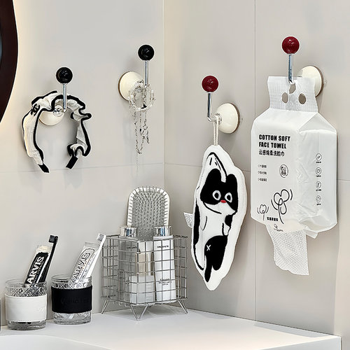 卫生间发圈挂钩橡皮筋头绳收纳