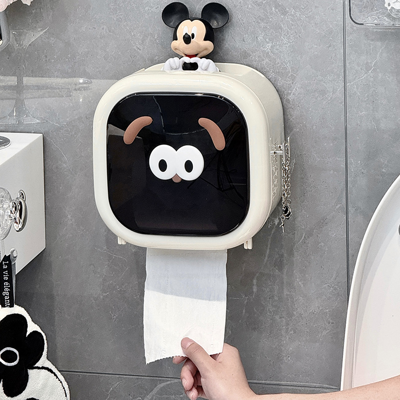 卫生间抽纸盒壁挂式免打孔纸巾盒