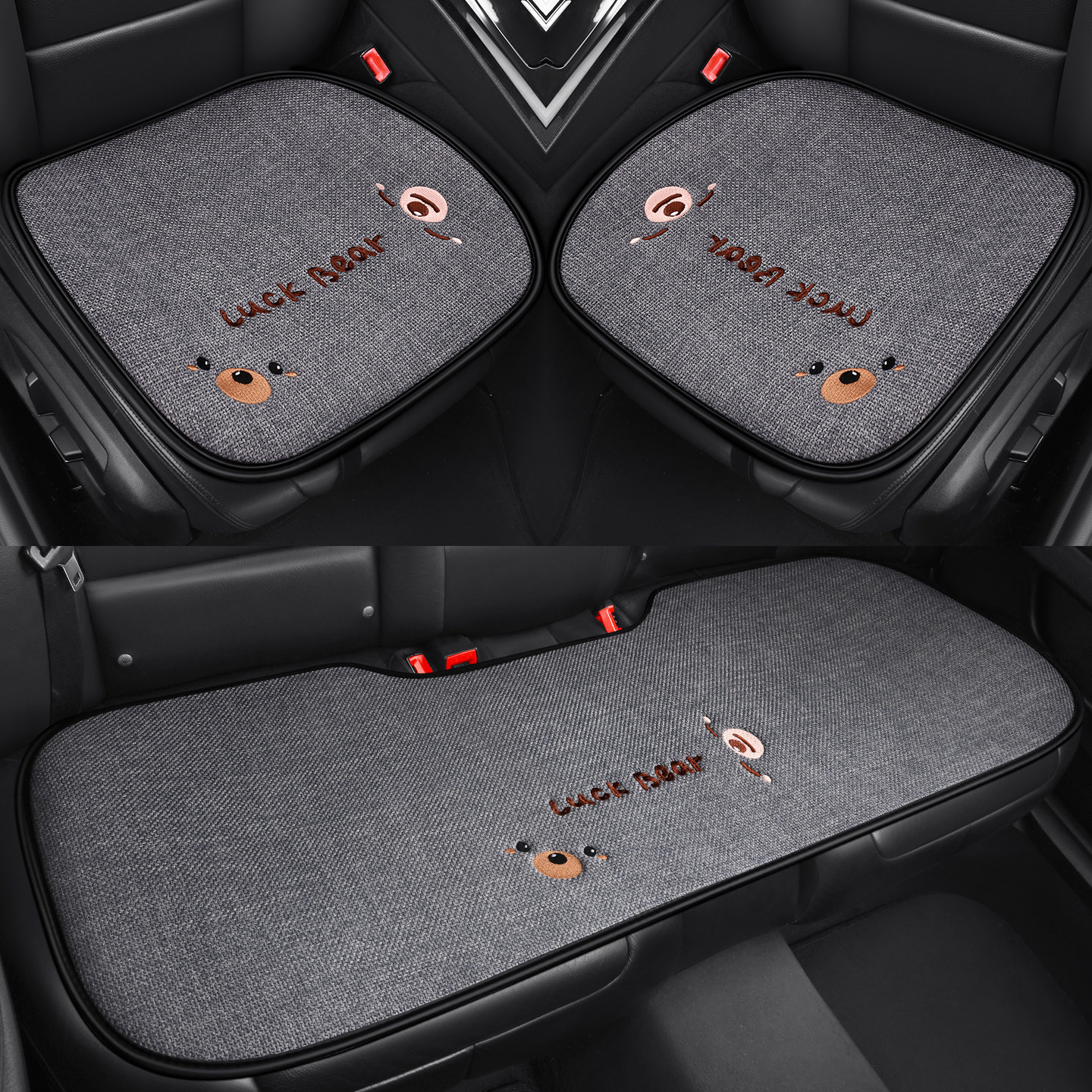 适用丰田雷凌卡罗拉凯美瑞致炫汽车坐垫夏季四季通用棉麻座椅套