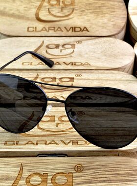 美国品牌Clara Vida经典飞行员款开车钓鱼骑行UV400偏光太阳镜