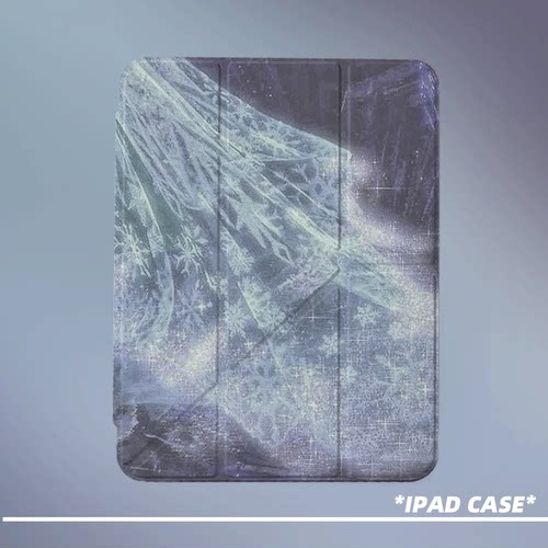 原创氛围感冰晶裙摆第11代2026款air8ipadpro11寸三折ipad壳防弯y折亚克力a16平板壳9代10.2寸air7带笔槽