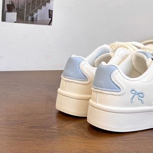 郁金香面包鞋 百搭韩系板鞋 春夏厚底小白鞋 2025新款 子 女款