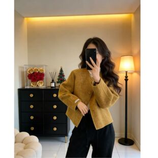 高级感小香风短款毛呢外套女秋冬新款时尚气质百搭小个子呢子大衣