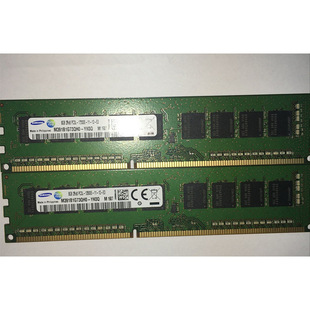 三星8G 1600纯ECC UDIMM内存条 12800E PC3L 2RX8