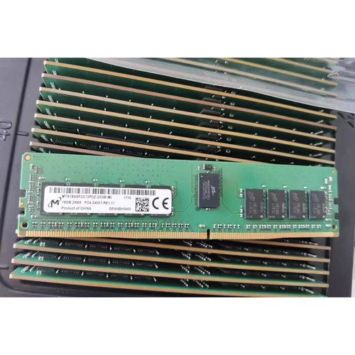 MT镁光 16G 2RX8 PC4-2400T DDR4 ECC MTA18ASF2G72PDZ-2G3B1内存