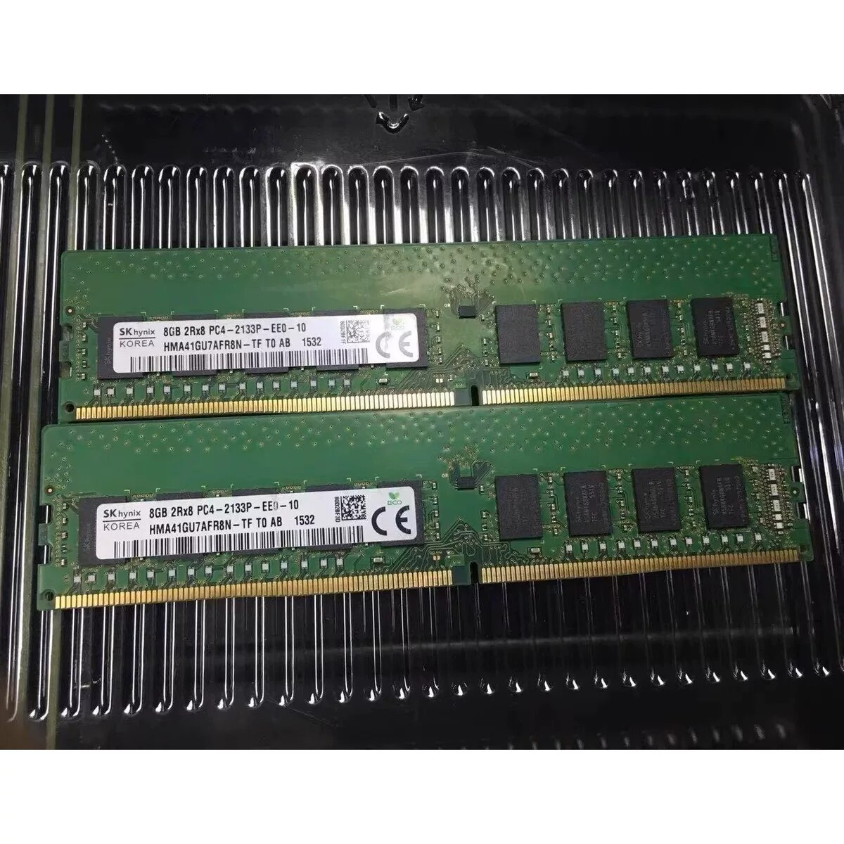 SK现代 8G 2RX8 PC4 2133P DDR4纯ECC服务器内存HMA41GU7AFR8N-TF