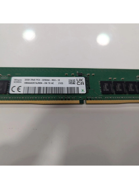 SK海力士32G 2RX8 PC4-3200AA DDR4服务器内存HMAA4GR7AJR8N-XN
