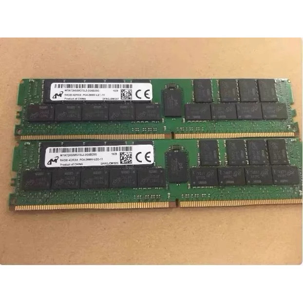 镁光 64G DDR4 2666 REG ECC LRDIMM 服务器内存4DRX4 PC4-2666V