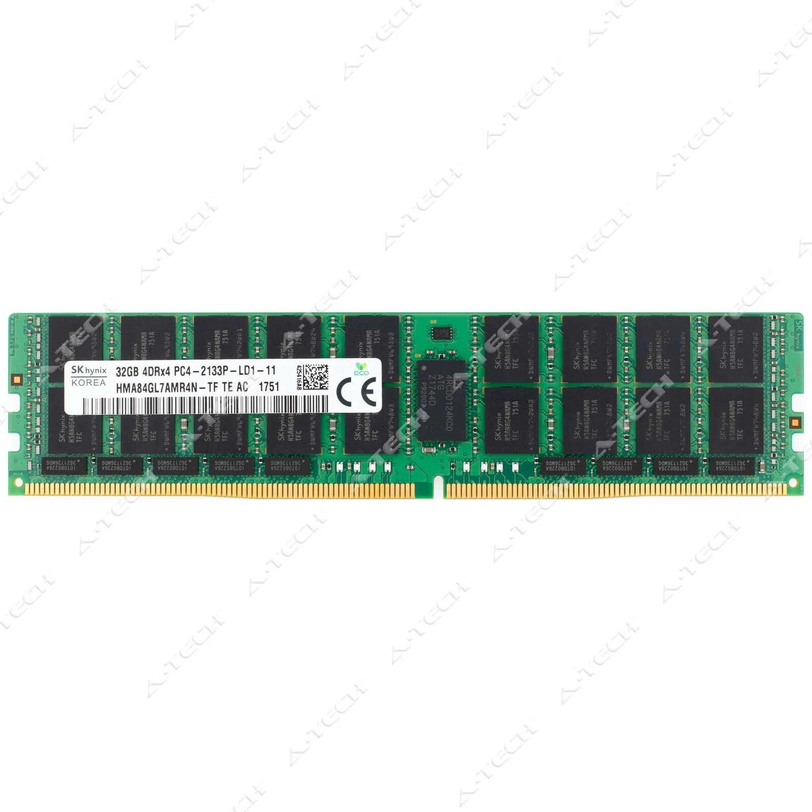 SK海力士 32G 4RX4 PC4-2133P-LRDIMM服务器内存HMA84GL7AMR4N-TF