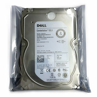 原装 7.2K SAS 3.5硬盘 2TB 128M ES.3 ST2000NM0023 DELL全新 6GB