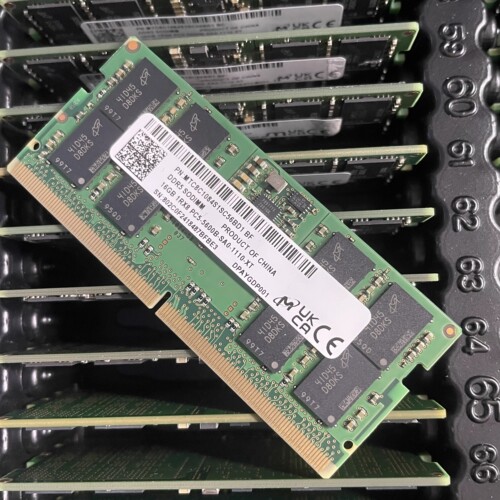镁光MTC8C1084S1SC56BD1 16G 1RX8 PC5-5600B DDR5 笔记本内存条