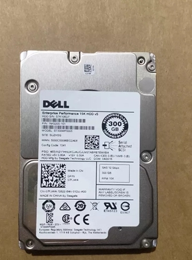 Dell原装R430 R630 R720服务器硬盘300G 15K SAS 2.5 ST300MP0005