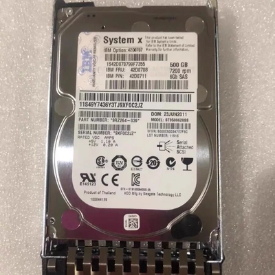 IBM 500G 7.2K SAS 90Y8953 90Y8954 42D0708 X3850X5 服务器硬盘
