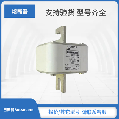 170M6018 170M6019 170M6020 170M6021现货巴斯曼Bussmann熔断器