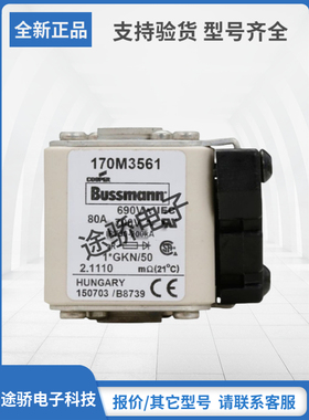 原装巴斯曼Bussmann熔断器170M3562 170M3563 170M3564 170M3565