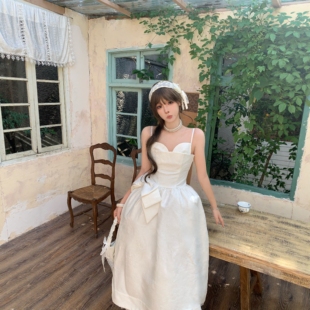 孤品【SST设计师 | 高定正确版】少女甜妹蝴蝶结蛋糕裙礼服吊带裙