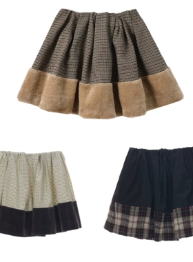 被999＋收藏【顶配正版 | March*en】撞色拼接短裙学院风半身裙女