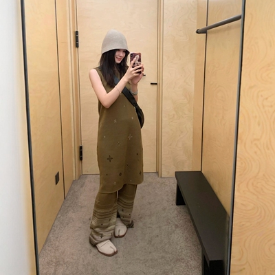 【孤品限量】正版swaying | 针织衫上衣背心裙屁帘针织休闲阔腿裤