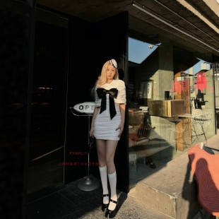 被999＋收藏【正版高定款SST】立体蝴蝶结蕾丝礼服连衣裙披肩外套