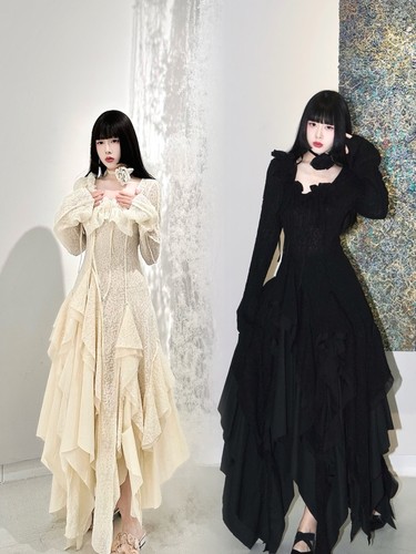 elywood超级重工材质连衣裙