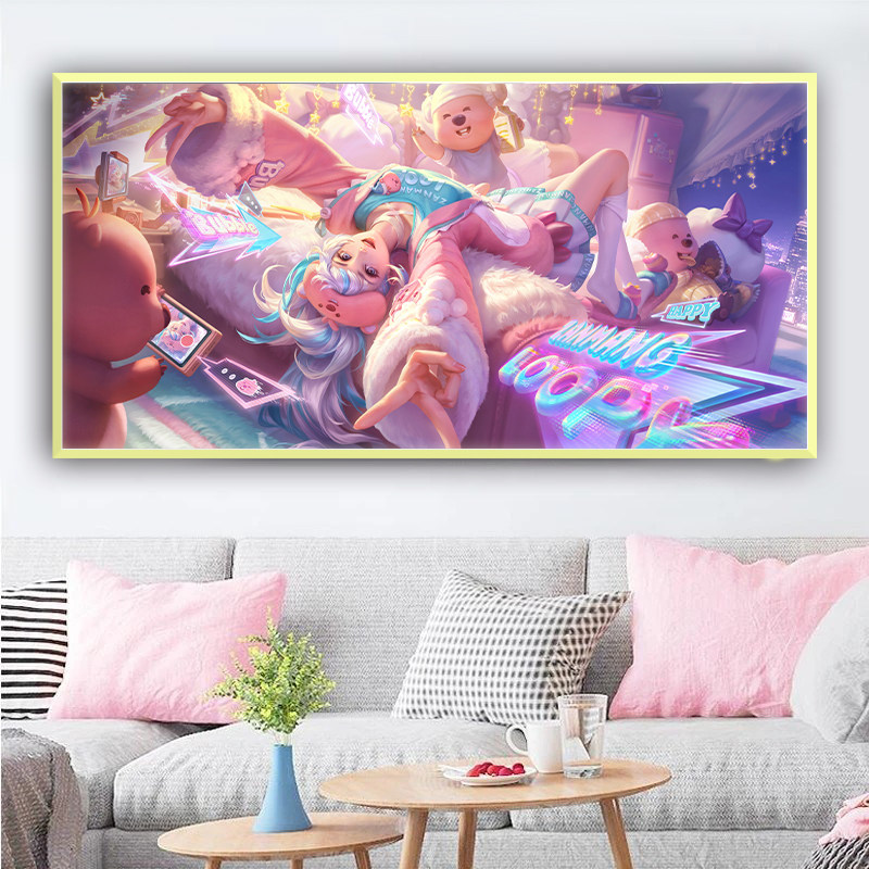 云缨赞萌露比十字绣2026新款横板王者荣耀自己手工贴满砖钻石画