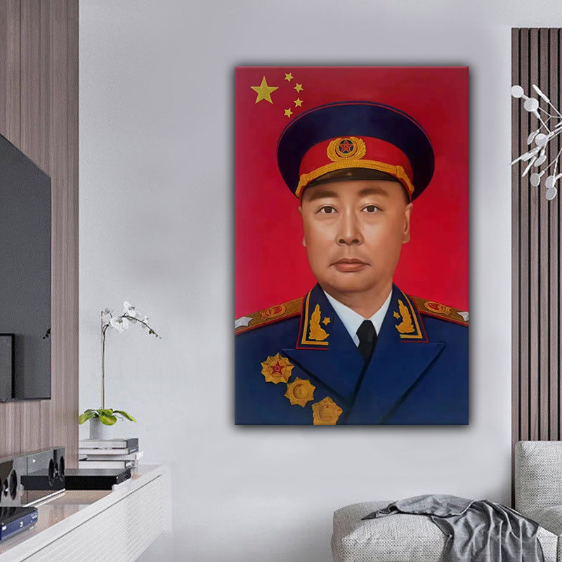 陈毅十字绣2025新款十大元帅伟人头像客厅自己手工贴满砖钻石画
