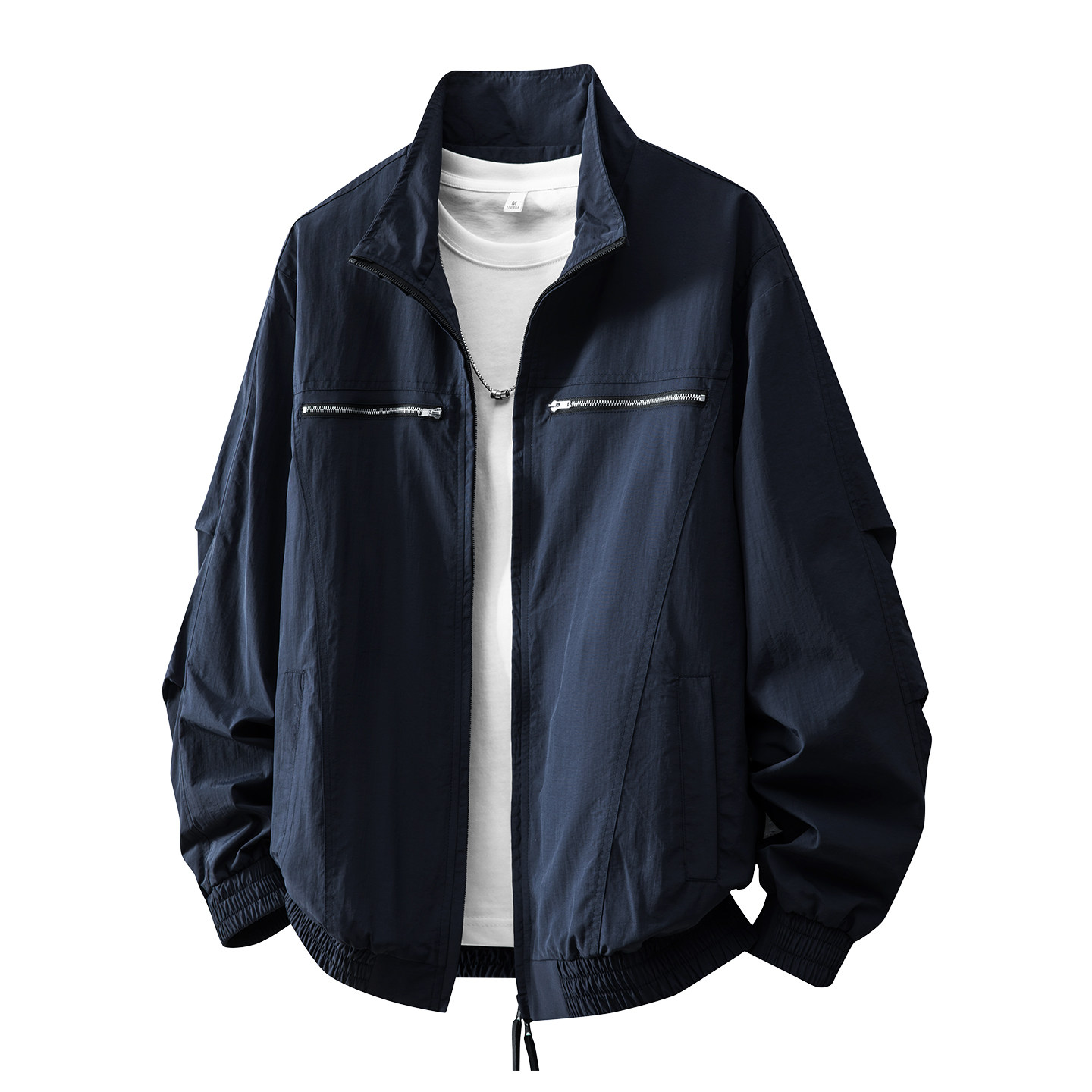 春秋立领纯色夹克休闲百搭棒球服外套A321-J060-P78  控118图片