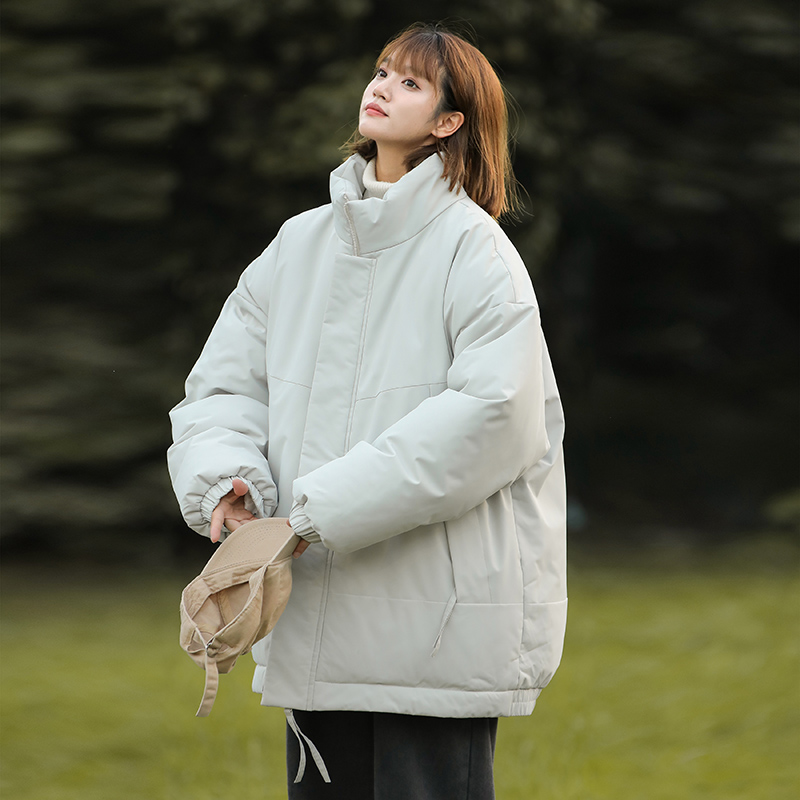 冬季纯色百搭保暖棉衣加厚立领休闲棉服A321-MY8808-P85，男装棉衣，电商A321