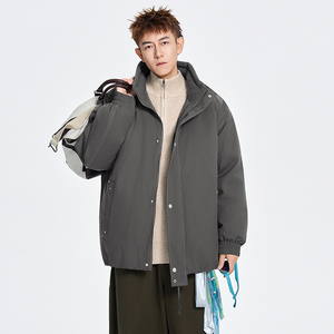 冬季百搭保暖潮牌休闲棉服外套立领宽松棉衣A321-MY8836-P95，男装棉衣，电商A321
