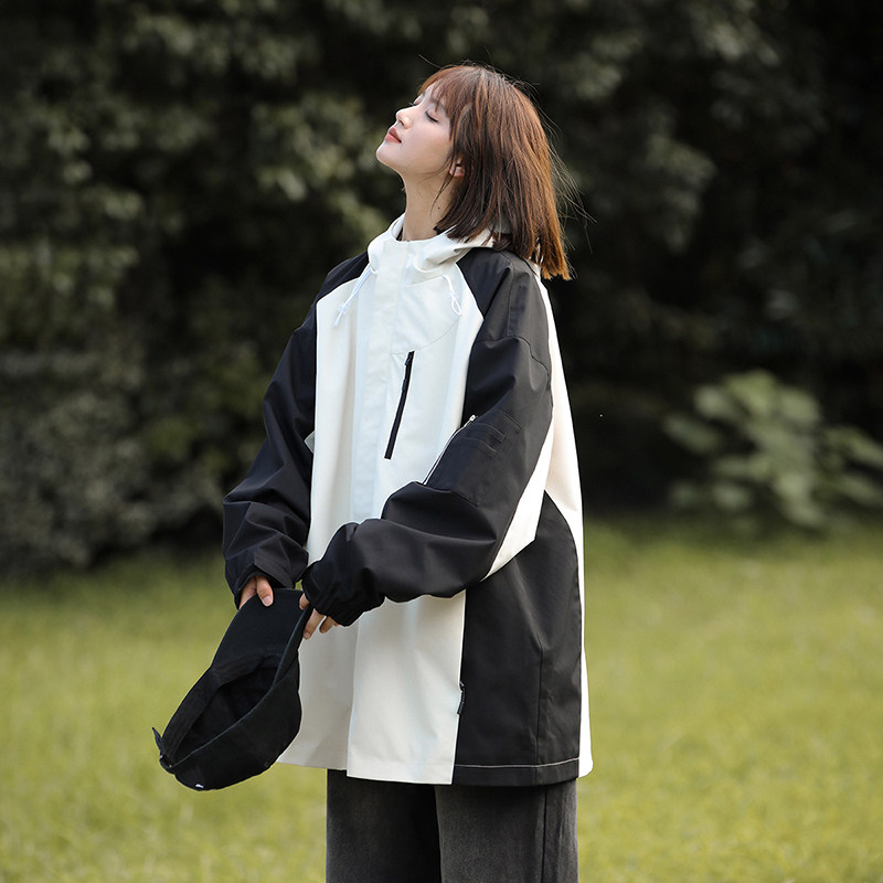 现货冲锋衣男女户外防风防水夹克外套潮牌登山服A321-J7839-P70图片