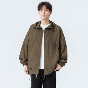 连帽外套男女防晒服宽松休闲百搭上衣A321-FS7732-P55图片