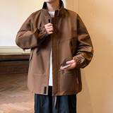 现货立领夹克外套男宽松休闲户外运动情侣款夹克A321-J7804-P60，男装夹克，电商A321