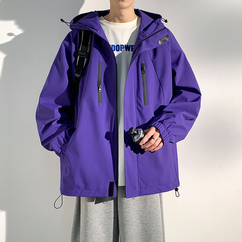 现货冲锋衣外套男春秋季新款潮牌男装夹克上衣A321-J7812-P68,男装夹克,电商A321