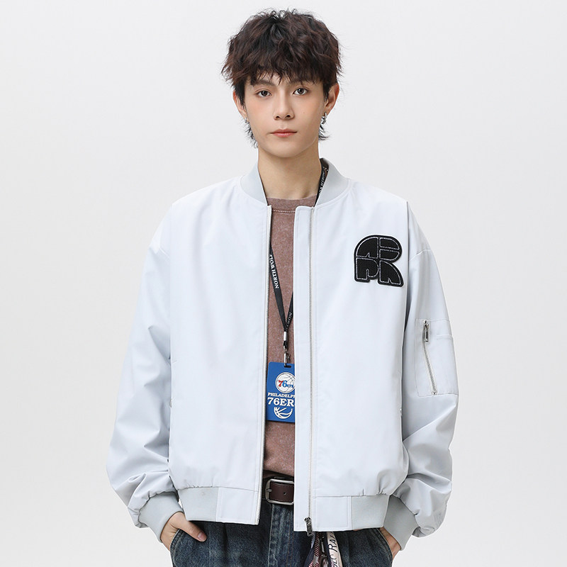 现货春秋立领百搭男女休闲棒球夹克外套A321-J9950-P75,男装夹克,电商A321